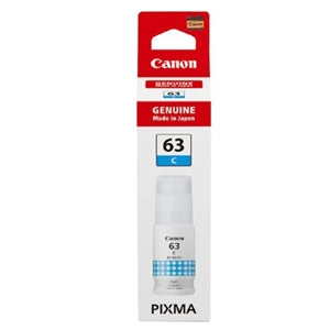Canon GI63C Cyan MegaTank Ink Bottle