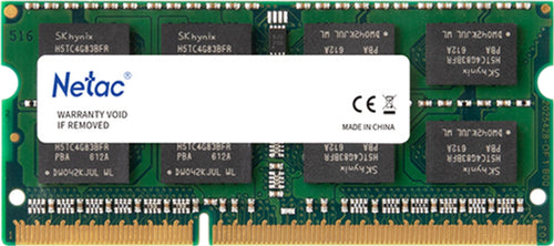 Netac Basic 8GB DDR3L-1600 C11 SoDIMM Lifetime wty NB2905
