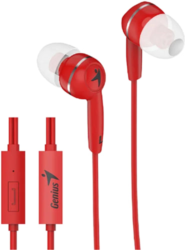 HC731 - Genius HS-M320 Red In-Earphones with Inline Mic