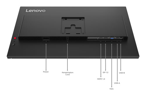 LENOVO T27-40 27" IPS FHD 1920X1080 (16:9), DP+HDMI+USB HUB, 3Y