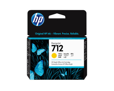 3ED69A - HP 712 29 ml DesignJet Gelb