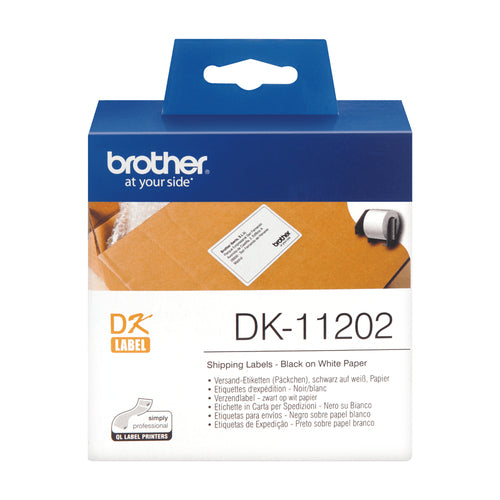 Brother DK11202 - Bro DK-TAPE DK11202 62mm x 100mm x 300's