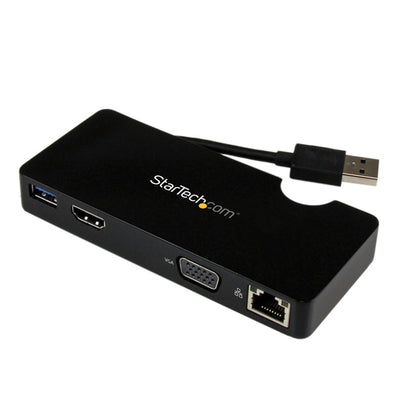 StarTech.com USB3SMDOCKHV - USB-3.0-Mini-Dockingstation für Laptops