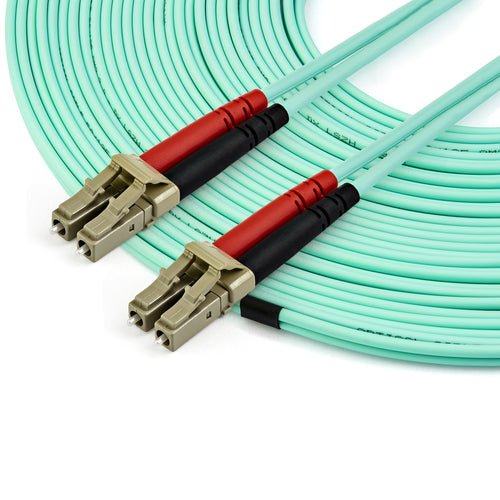 StarTech.com 450FBLCLC15 - Cable - 15m OM4 LC/LC Fiber Optical Cord