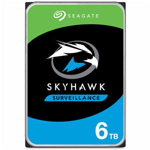 Seagate SkyHawk 6TB 3.5" SATA 256MB Surveillance HDD. HD6579