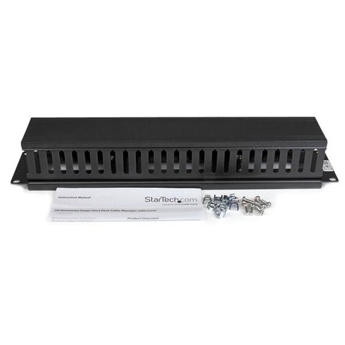 CMDUCT2U - STARTECH.COM 2U SERVER RACK CABLE MANAGEMENT PANEL WITH COVER 2 YR