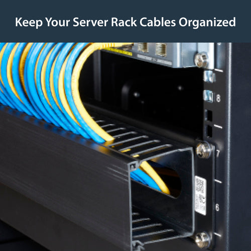 CMDUCT2U - STARTECH.COM 2U SERVER RACK CABLE MANAGEMENT PANEL WITH COVER 2 YR