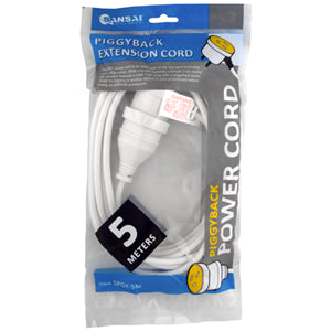 SPB0187 - Sansai Piggy Back Extension Cord 5M