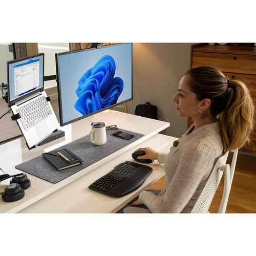 KENSINGTON K55409WW - SmartFit Ergo Dual Extended Monitor Arm