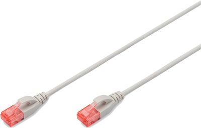 Digitus UTP Slim CAT6 Patch Lead - 1M Grey