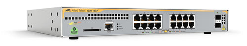 Allied Telesis AT-x230-18GP-40 - AT-x230-18GP-40 L2+ switch with 16 x 10/100/1000T PoE ports- 2 x 100/1000X SFP ports  Hardware