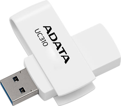 ADATA UC310 Swivel USB3.2 64GB White Flash Drive