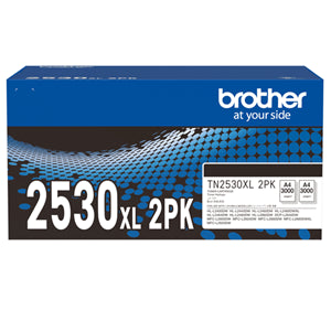 BTN280K - Brother TN2530XL2PK Black High Yield Toner 2 Pack