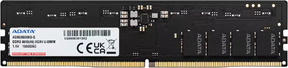 ADATA 16GB DDR5-5600 RAM U-DIMM Lifetime wty RM5117