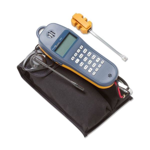 FLUKE 25501109 - TS25D w/ ABN Analog POTS Test Set w/ Earpiece & Pouch
