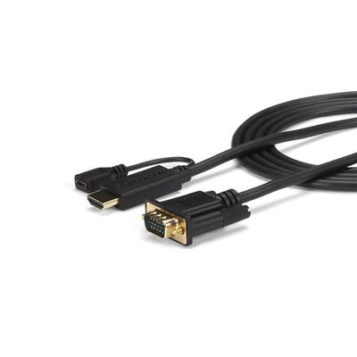 StarTech.com HD2VGAMM10 - 10ft HDMI to VGA active converter cable