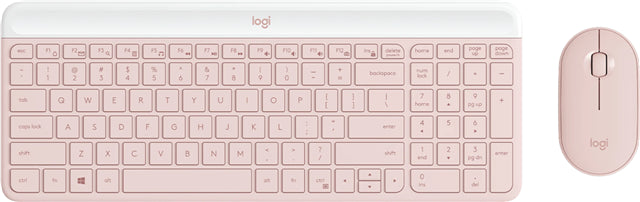 Logitech MK470 Slim Wireless Desktop Kit - Rose KB1250