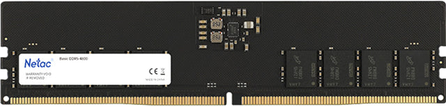 Netac Basic 16GB DDR5-5600 C46 DIMM Lifetime wty RM6308