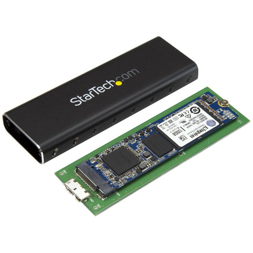 SM2NGFFMBU33 - STARTECH.COM M.2 SSD ENCLOSURE FOR M.2 SATA SSD - USB 3.0 5GBPS - ALUMINUM 2 YR