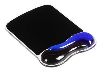 62401 - KENSINGTON DUO GEL MAUSPAD MIT HANDGELENKAUFLAGE - BLAU/SCHWARZ
