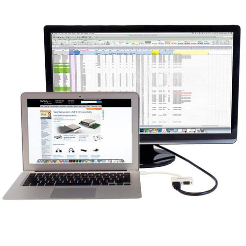 StarTech.com MDP2HDVGAW - TravelA/Vadapter-mDPtoVGA/HDMI