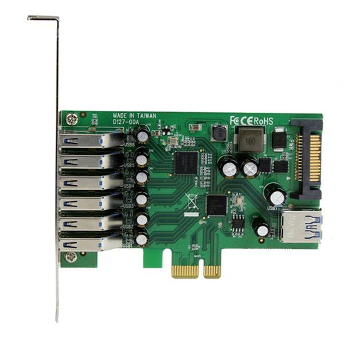 PEXUSB3S7 - STARTECH.COM 7 PORT PCI EXPRESS USB 3.0 CARD - STANDARD & LOW-PROFILE 2 YR