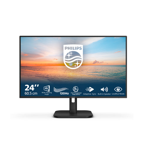 24E1N1200A/75 - PHILIPS 24in E LINE MONITOR 100hz WITH D