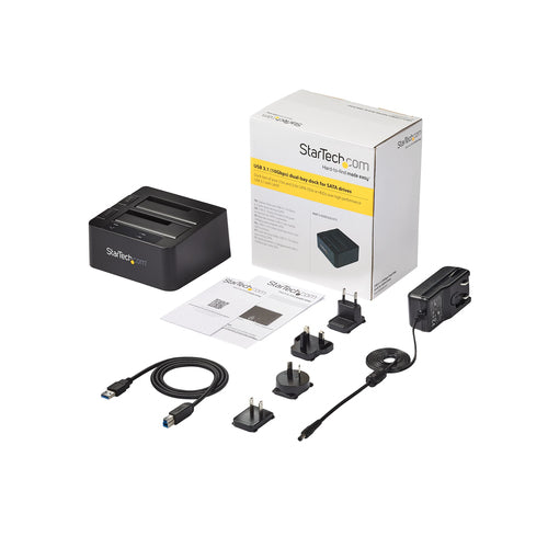 StarTech.com SDOCK2U313 - USB 3.1 Gen 2 (10Gbps) Dual-bay Dock