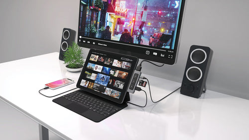 Targus HD449 - HyperDrive Media 6in1 USB-C Hub for iPad
