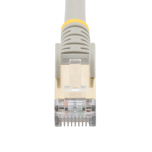STARTECH.COM 0.5M GRAY CAT6A ETHERNET CABLE - SHIELDED (STP), LTW