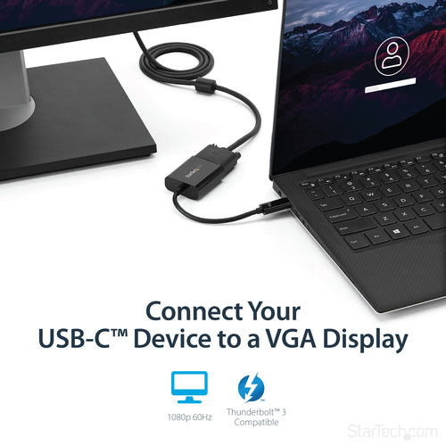StarTech.com CDP2VGA - USB-C to VGA Adapter