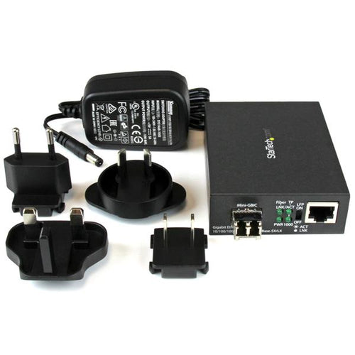 StarTech.com MCM1110MMLC - Fiber Media Converter- 850nm MM LC- 550m