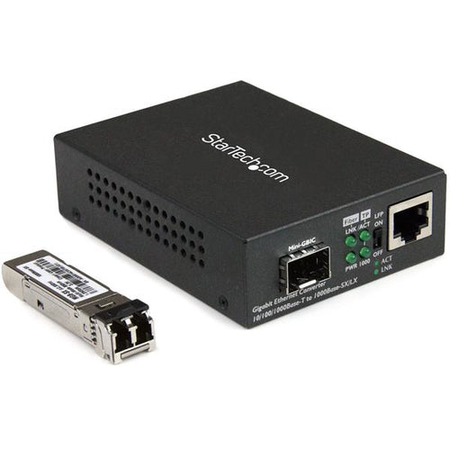 StarTech.com MCM1110MMLC - Fiber Media Converter- 850nm MM LC- 550m