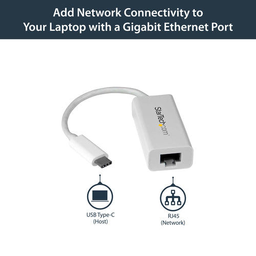 StarTech.com US1GC30W - USB-C to Gigabit Network Adapter