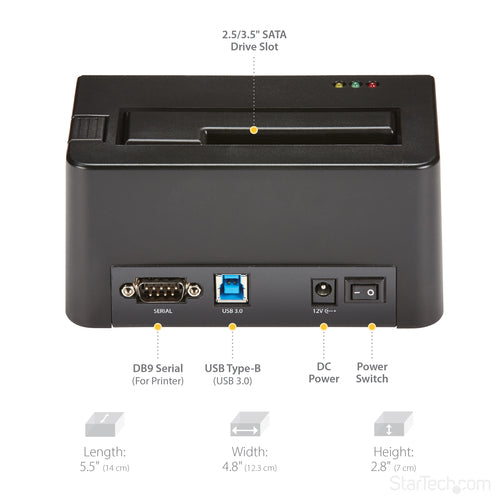 StarTech.com SDOCK1EU3P - USB 3.0 STANDALONE DRIVE ERASER DOCK