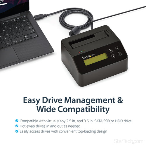 StarTech.com SDOCK1EU3P - USB 3.0 STANDALONE DRIVE ERASER DOCK