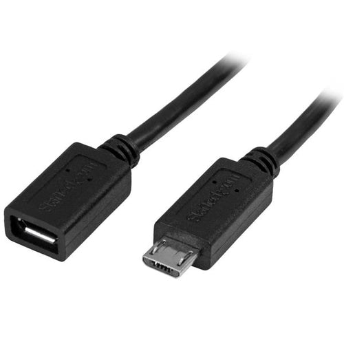 StarTech.com USBUBEXT50CM - 0.5m 20in Micro-USB Extension Cable M/F
