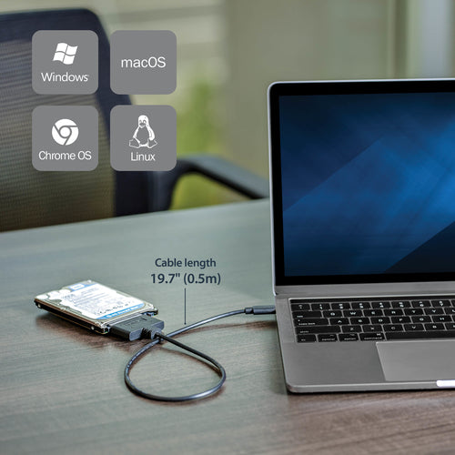 StarTech.com USB31CSAT3CB - USB 3.1 Adapter Cable -2.5in SATA - USB.