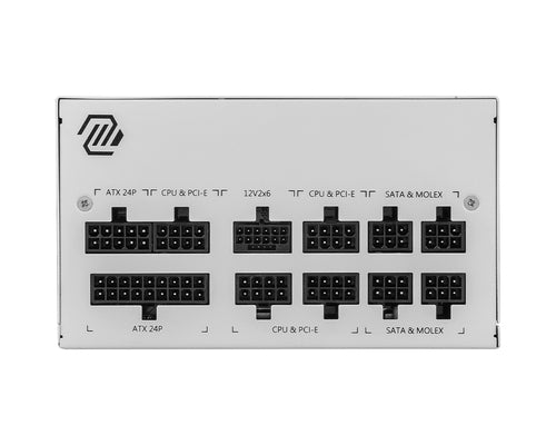 MSI MAG A850GL PCIE5 WHT - MAG A850GL PCIE5 WHITE