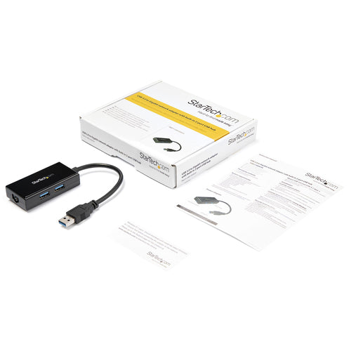StarTech.com USB31000S2H - USB 3 TO GIGABIT NETWORK ADAPTER HUB