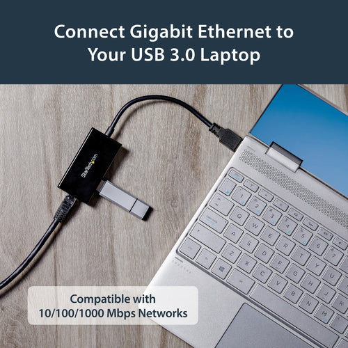 StarTech.com USB31000S2H - USB 3 TO GIGABIT NETWORK ADAPTER HUB