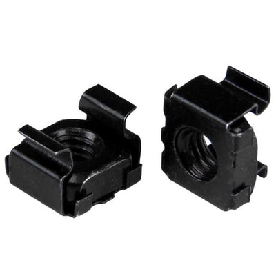 StarTech.com CABCAGENUTSB - M5 Cage Nuts - 50 Pack Black
