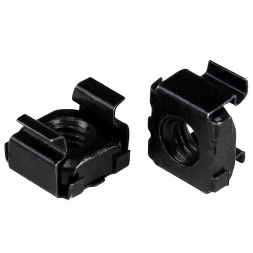 StarTech.com CABCAGENUTSB - M5 Cage Nuts - 50 Pack Black