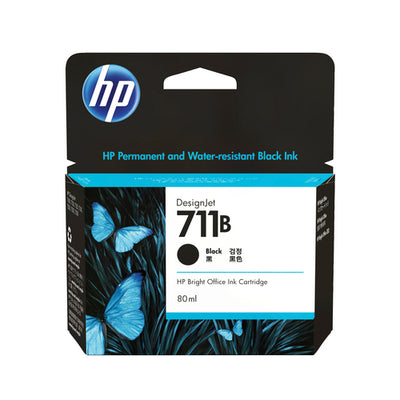 3WX01A - HP 711B 80ml Black Ink Cartridge