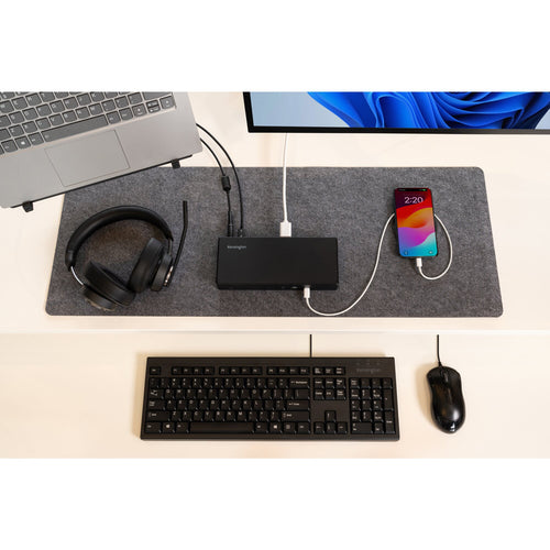 K75502US - KENSINGTON MULTI-DEVICE DUAL WIRELESS COMPACT/TRAVEL KEYBOARD, WIN/IOS/MAC, BLACK, 3Y