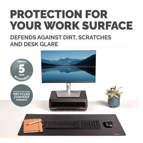100139320 - Fellowes Breyta Desk Mat Black