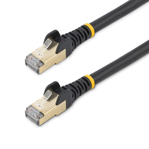 STARTECH.COM 7M CAT6A ETHERNET CABLE - BLACK - SNAGLESS RJ45 CONNECTORS, LTW