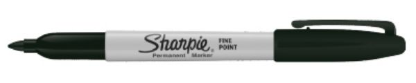 SHARPIE 30001 - Fine Black Pack Permanent Marker Pen