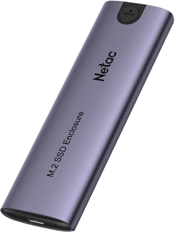 DRA903 - Netac WH51 USB3.1 Type-C/A External M.2 SSD Enclosure