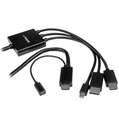 StarTech.com DPMDPHD2HD 6 ft DP Mini DP or HDMI to HDMI Adapter